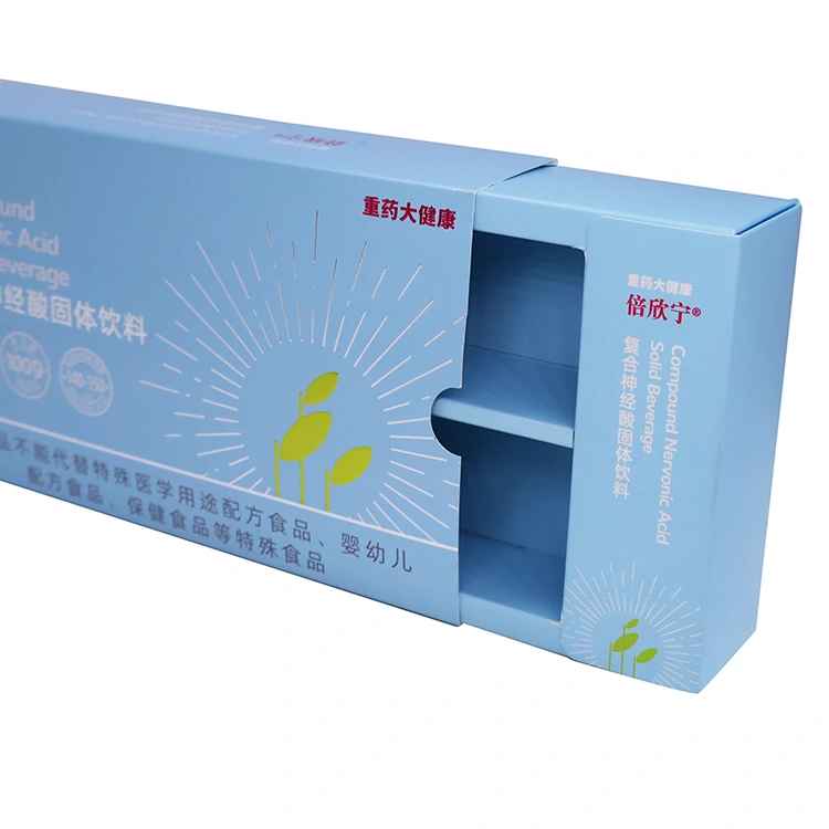 Silver Cardboard Drawer Boxes